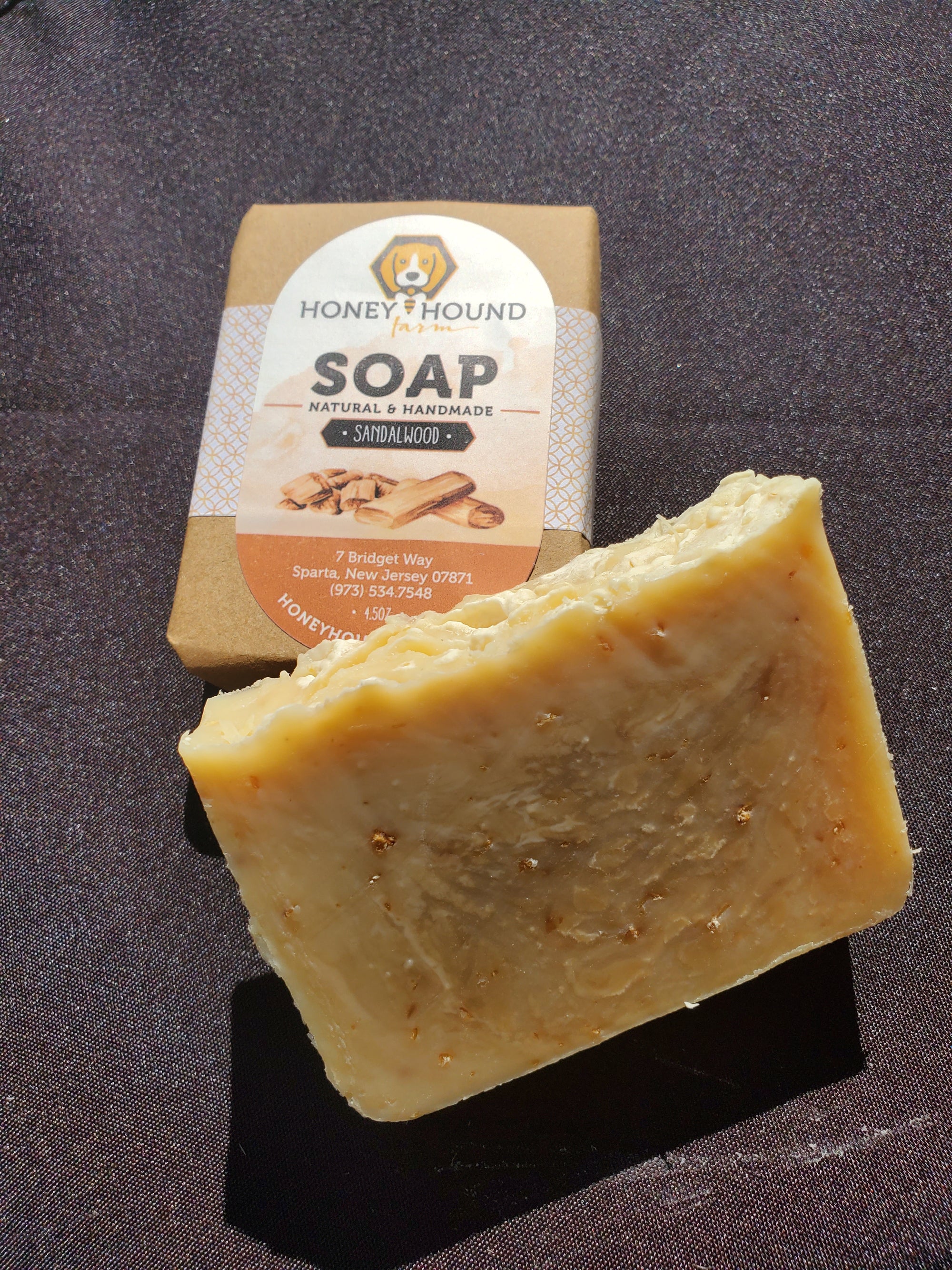 Sandalwood Soap - Honey Hound Farm